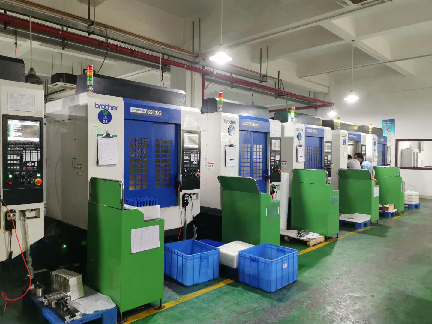 生产车间机械实况